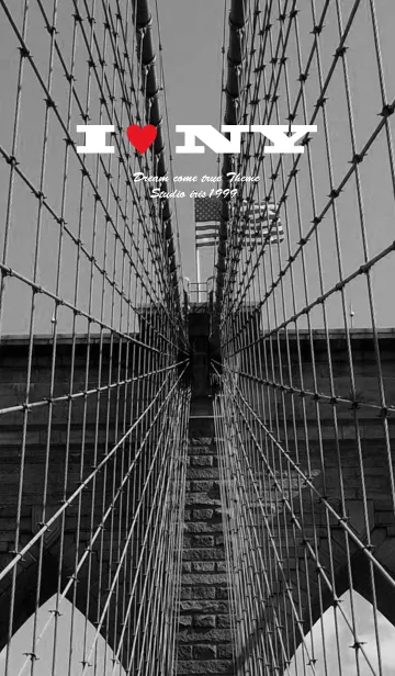 [LINE着せ替え] New York〜Brooklyn Bridge〜I♥NYの画像1