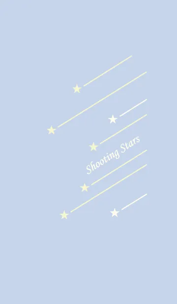 [LINE着せ替え] Shooting Stars[Pale Blue]の画像1