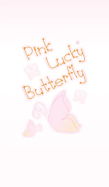 [LINE着せ替え] Pink Lucky Butterfly！ (Pink V.1)の画像1