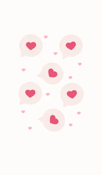 [LINE着せ替え] lovely mini heart 12の画像1