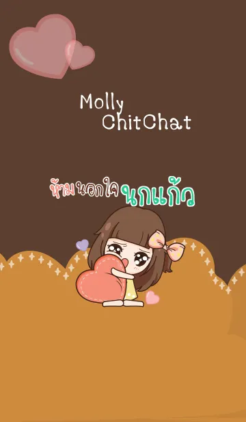 [LINE着せ替え] NOKKAO molly chitchat V05の画像1