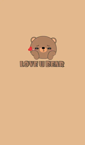 [LINE着せ替え] Love You Bear Theme (jp)の画像1