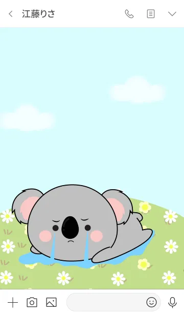[LINE着せ替え] Love Pretty Koala (jp)の画像3