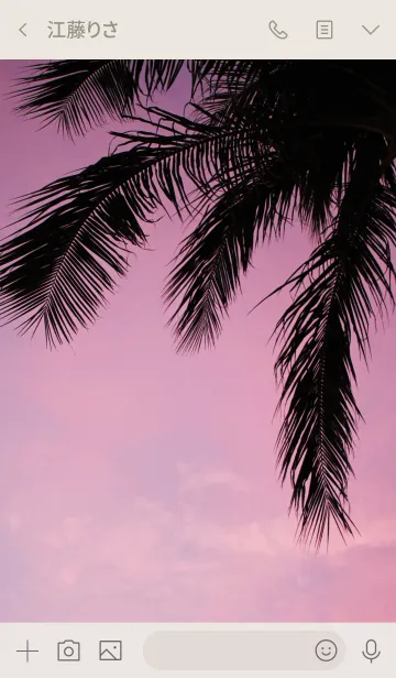 [LINE着せ替え] ALOHA -Setting sun- 15.の画像3