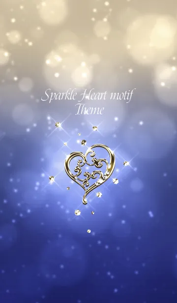 [LINE着せ替え] Sparkle Heart motif Themeの画像1