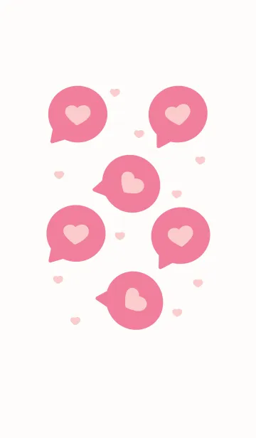 [LINE着せ替え] lovely mini heart 15の画像1