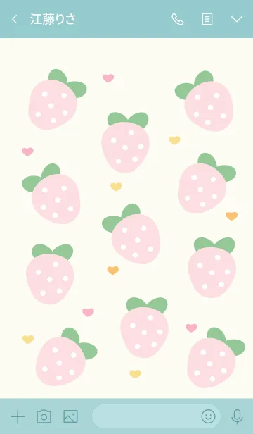 [LINE着せ替え] Sweet strawberry 4 ^^の画像3