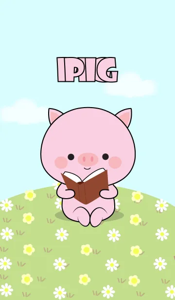 [LINE着せ替え] Love Pretty Cute Pig (jp)の画像1