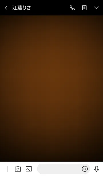 [LINE着せ替え] Caramel Brown Neon Theme v.3 (jp)の画像3