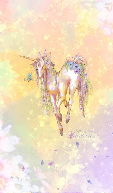 [LINE着せ替え] Springlike Unicornの画像1