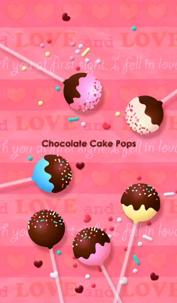 [LINE着せ替え] Chocolate Cake Popsの画像1