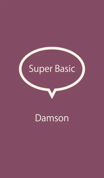 [LINE着せ替え] Super Basic Damsonの画像1