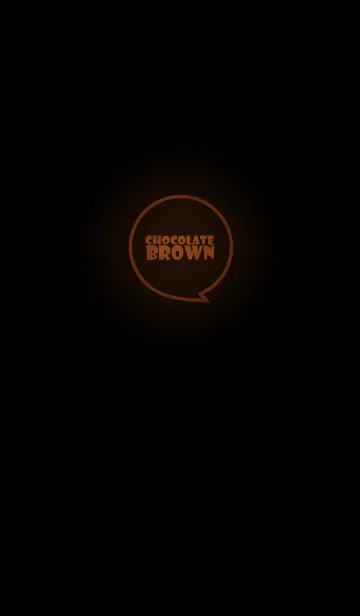 [LINE着せ替え] Chocolate Brown Neon Theme v.3 (jp)の画像1