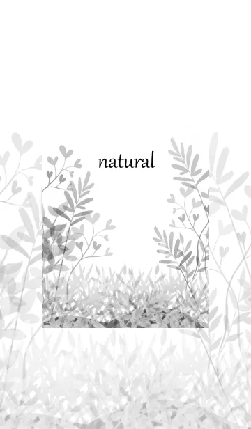 [LINE着せ替え] モノクロプランツの空間の画像1