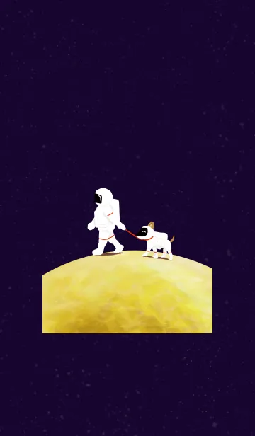 [LINE着せ替え] 月面散歩の画像1