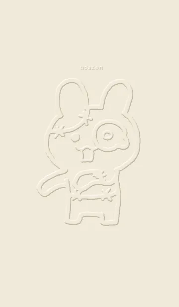 [LINE着せ替え] うさぞん ベージュの画像1