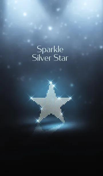 [LINE着せ替え] Sparkle Silver Star Themeの画像1