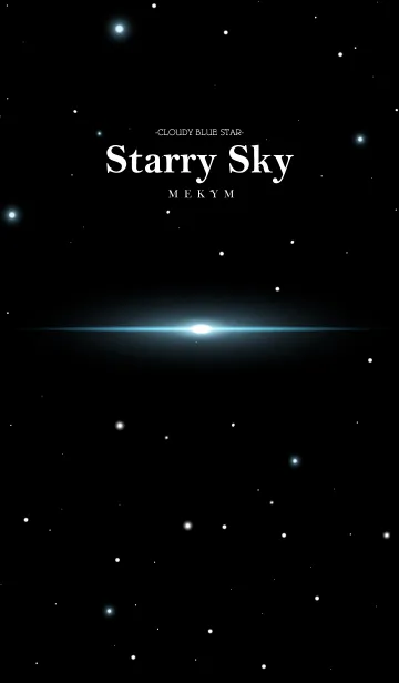[LINE着せ替え] Starry Sky -CLOUDY BLUE STAR-の画像1