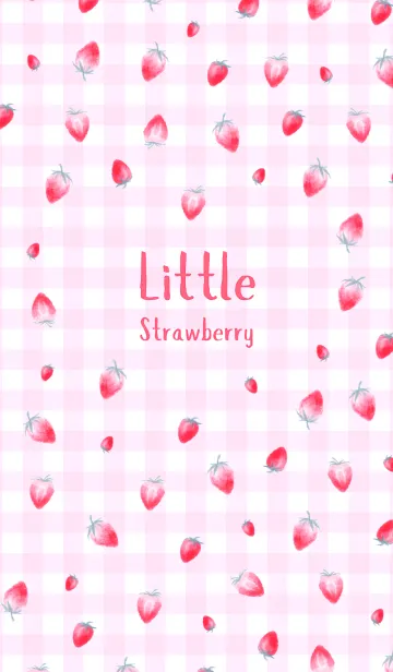 [LINE着せ替え] Little Strawberry #Pinkの画像1