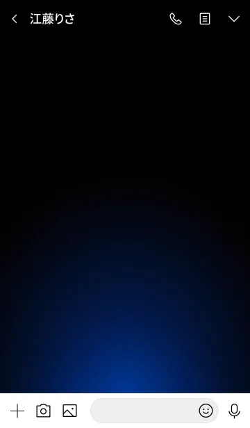 [LINE着せ替え] NIGHT BLUE LIGHT ICON THEME 2の画像3