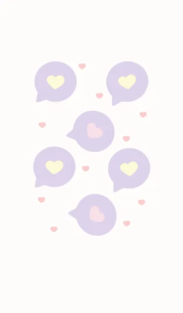 [LINE着せ替え] lovely mini heart 19の画像1