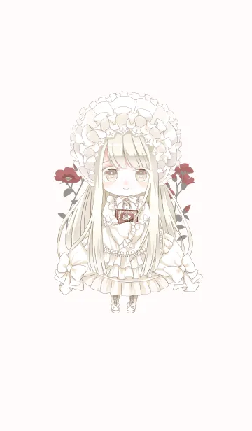 [LINE着せ替え] ふわふわな小さい女の子の画像1