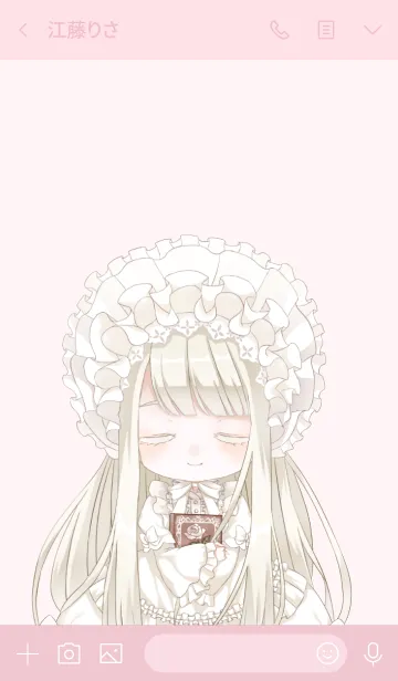 [LINE着せ替え] ふわふわな小さい女の子の画像3