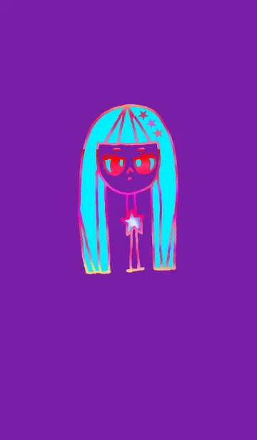 [LINE着せ替え] neck lady star 8の画像1