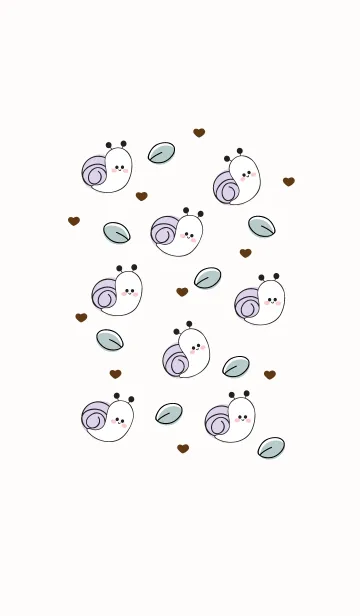 [LINE着せ替え] lovely snail 7の画像1