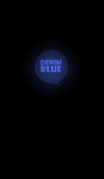 [LINE着せ替え] Denim Blue in black v.3 (jp)の画像1