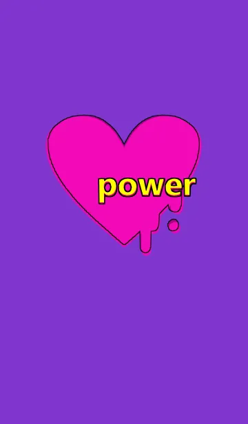 [LINE着せ替え] splash power heart*の画像1