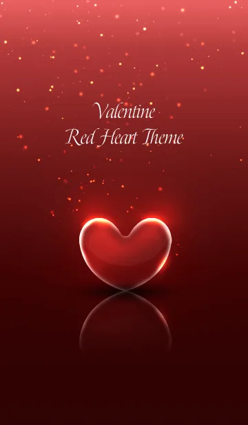 [LINE着せ替え] Valentine Red Heart by Ryuunosukeの画像1