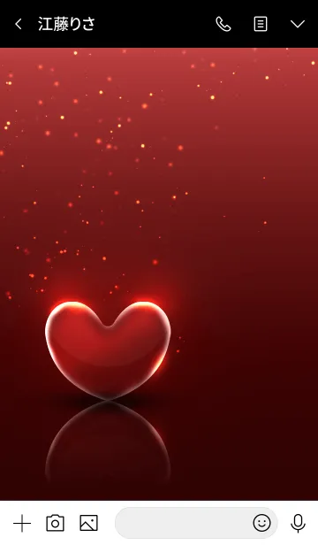 [LINE着せ替え] Valentine Red Heart by Ryuunosukeの画像3