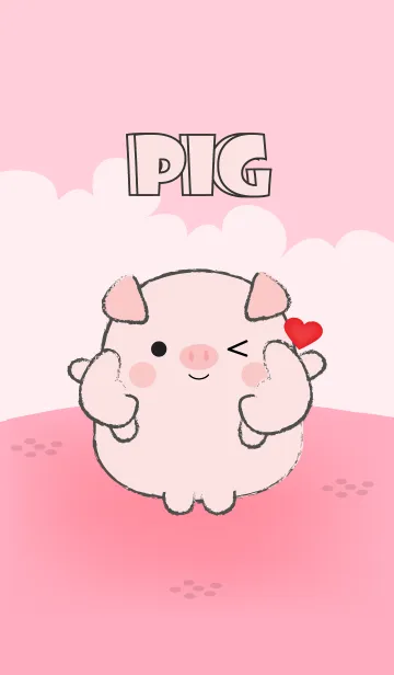 [LINE着せ替え] Love You Pig (jp)の画像1