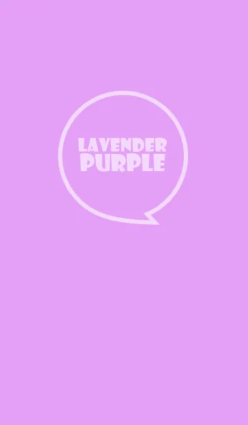 [LINE着せ替え] Love Lavender Purple Ver.3 (jp)の画像1