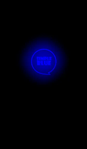 Blue Neon Theme v.3 (jp)の着せ替えメイン画像