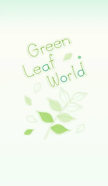 [LINE着せ替え] Green Leaf World！ (Green V.1)の画像1
