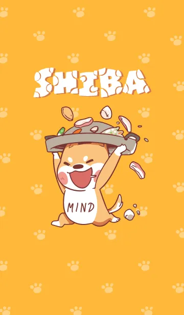 [LINE着せ替え] MIND Shiba Naughty dog 4 eの画像1