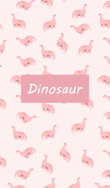[LINE着せ替え] 浮かぶピンクの恐竜の画像1