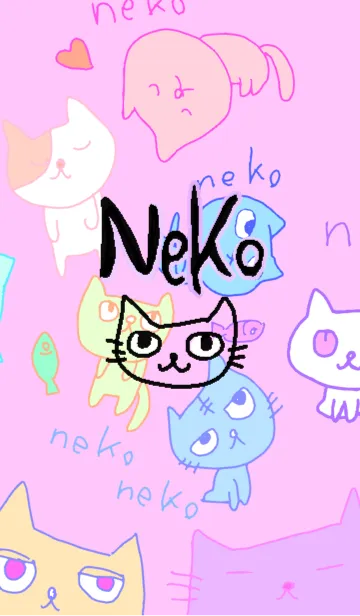 [LINE着せ替え] ネコネコネコの画像1