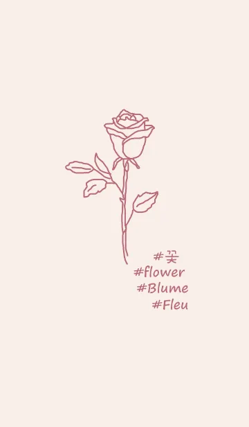 [LINE着せ替え] #flower* =rose=の画像1