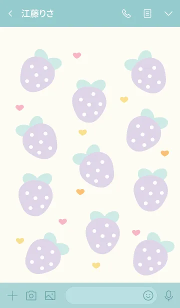 [LINE着せ替え] Sweet strawberry 7 ^^の画像3