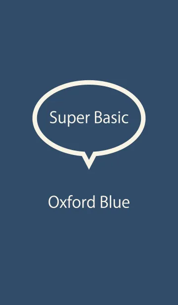 [LINE着せ替え] Super Basic Oxford Blueの画像1