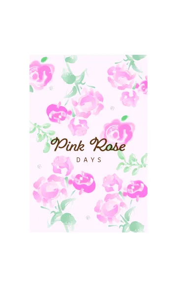 [LINE着せ替え] Pink rose daysの画像1