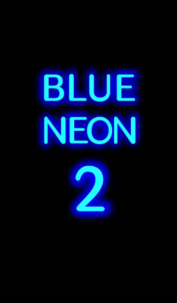 [LINE着せ替え] BLUE NEON 2の画像1