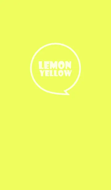 [LINE着せ替え] Love Lemon Yellow Ver.3 (jp)の画像1