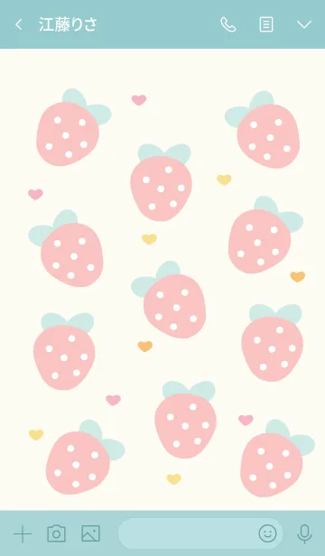 [LINE着せ替え] Sweet strawberry 9 ^^の画像3