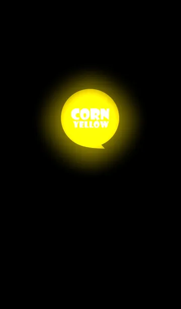 [LINE着せ替え] Corn Yellow in black v.3 (jp)の画像1