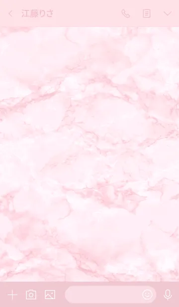 [LINE着せ替え] Marble Standard #Pinkの画像3