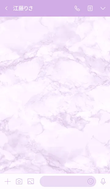[LINE着せ替え] Marble Standard #Purpleの画像3